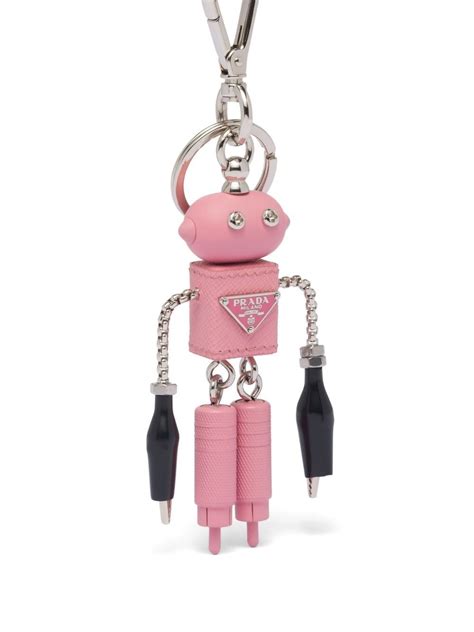 prada keychain robot|pink prada keychain.